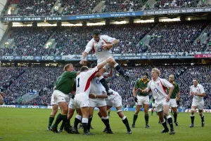 Martin Johnson Wins Line-Out