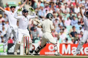 Wicket Prints: Matt Prior & Paul Collingwood Celebrate Katich Wicket Ma