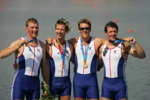 Matthew Pinsent, Ed Goode, James Cracknell & Steve Willi