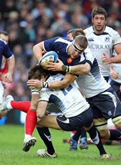 Tackles Prints: Max Evans Tackles Harinordoquy