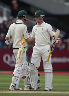 Clarke Prints: Michael Clarke & Brad Haddin