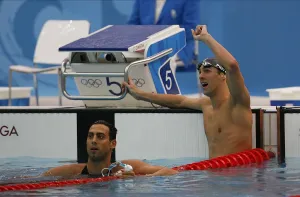 Butterfly Prints: Michael Phelps & Milorad Cavic