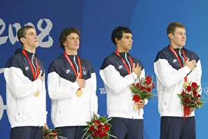 Flowers Prints: Michael Phelps, Ryan Lochte, Ricky Berens & Peter Vander