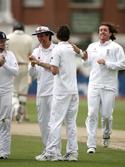 Anderson Prints: Michael Vaughan, James Anderson & Ryan Sidebottom Michae