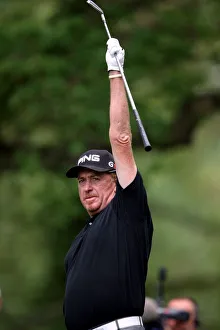 Miguel Angel Jimenez Celebrates