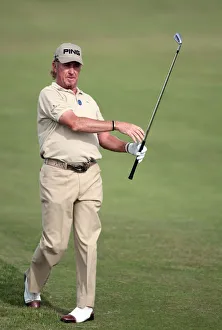 Plays Prints: Miguel Angel Jimenez Plays Aproach To 14th Green