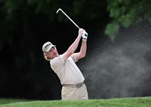 Plays Prints: Miguel Angel Jimenez Plays Out Of Bunker On 16th