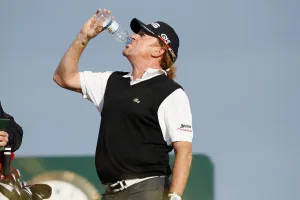 Georges Prints: Miguel Angel Jimenez Takes A Drink