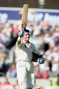 Mike Prints: Mike Hussey Celebrates His Century