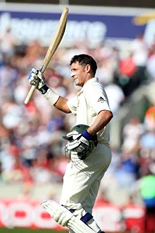 Mike Hussey Celebrates His Century