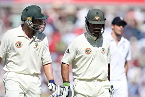 Npower Prints: Mike Hussey & Ricky Ponting
