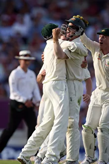 Npower Prints: Mike Hussey & Simon Katich