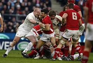 Mike Prints: Mike Phillips Fends Off Dan Cole