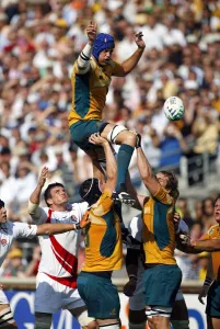 Line Out Prints: Nathan Sharpe Wins Line-Out