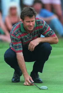 Line Up Put Not Crouch Prints: Nick Faldo