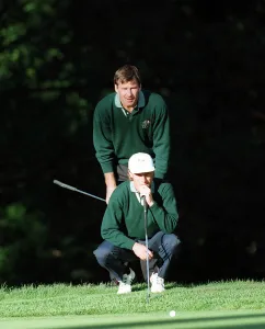 Line Up Put Not Crouch Prints: Nick Faldo & Bernhard Langer