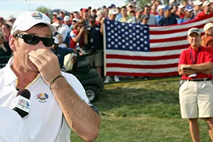 Faldo Prints: Nick Faldo During Interview