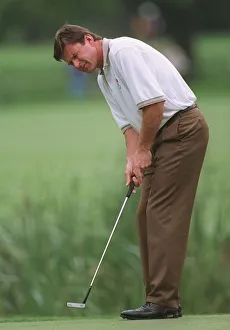 Putting Prints: Nick Faldo Misses Putt