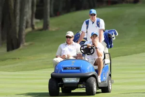 Matthew Prints: Nick Faldo & Son Matthew