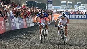Mountain Prints: Nino Schurter & Julien Absalon In Sprint Finish Nino Sch