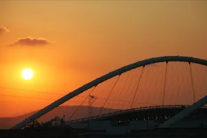 Closing Prints: Olympic Stadium With Sunset