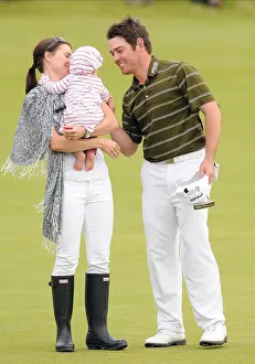 Daughter Prints: The Open Winner Louis Oosthuizen With Wife Nel-Mare
