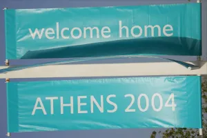 Outside The Olympic Stadium