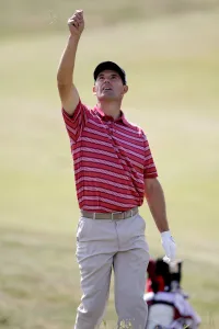 Georges Prints: Padraig Harrington Checks The Breeze