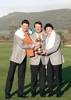 European Prints: Padraig Harrington, Graeme Mcdowell and Rory Mcilroy