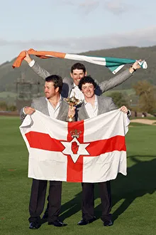 European Prints: Padraig Harrington, Graeme Mcdowell & Rory Mcilroy Padrai