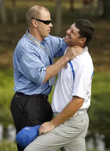 Club Prints: Padraig Harrington With Physio