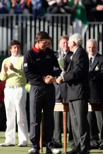 Champion Prints: Padraig Harrington Presented With The Claret Jug