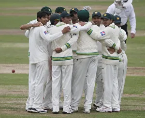 Wicket Prints: Pakistan Players Celebrates The Wicket Of Shane Watson