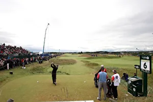 Drives Prints: Paul Broadhurst Drives Off On The 6th