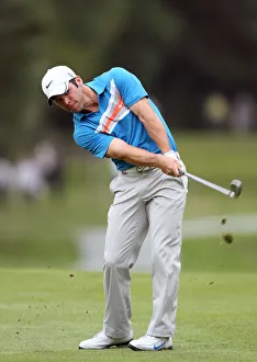 Champion Prints: Paul Casey Defending Champion On The 12th Hole