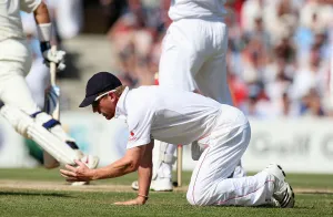 Npower Prints: Paul Collingwood Misses Catch