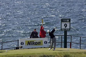 Turnberry Prints: Paul Mcginley On The 9th Hole