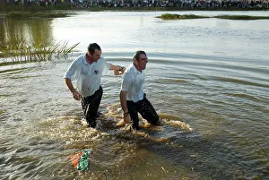 Paul Mcginley In The Lake