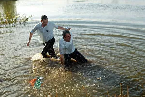 Paul Mcginley In The Lake