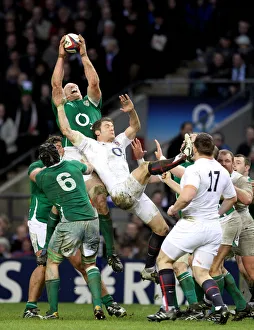 Oconnell Prints: Paul O Connell Catches Ball
