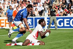 Sackey Prints: Paul Sackey Scores Try