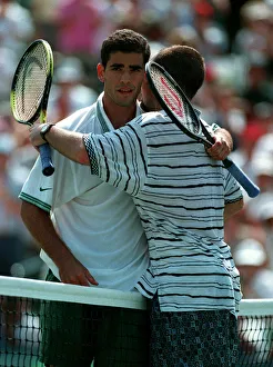 Andre Agassi Prints: Pete Sampras & Andre Agassi