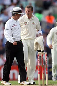 Peter Prints: Peter Siddle & Billy Bowden
