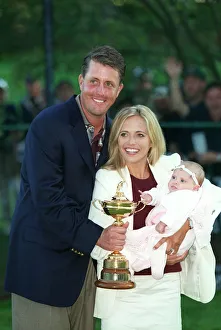Brookline Prints: Phil Mickelson, Amy & Baby