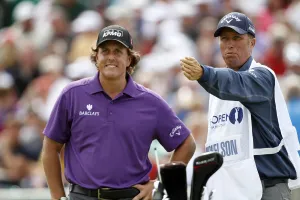 Phil Mickelson & Caddy