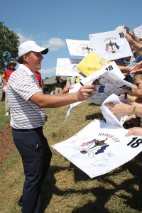 Phil Mickelson Signs Autographs