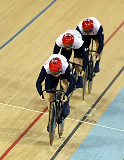 Track Prints: Philip Hindes, Chris Hoy & Jason Kenny