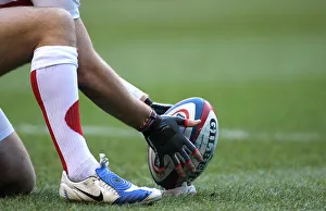 Italy Prints: Placing Rugby Ball & Penalty Kick