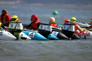 Speed Boat Prints: Race Competitors At Start