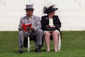 Race Goers At Epsom Derby